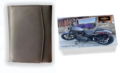 Owner's Manual for 2022 Harley Davidson STREET BOB 114; Operator's Book &Case