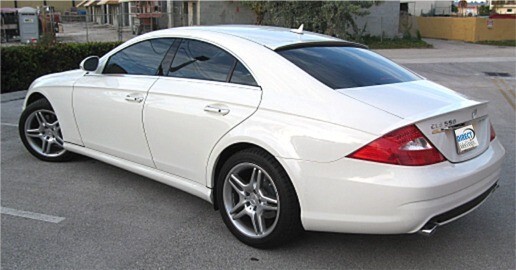 Mercedes CLS W219 2005-10 Brabus Style 3pcs Flush Mount Trunk Spoiler Made USA