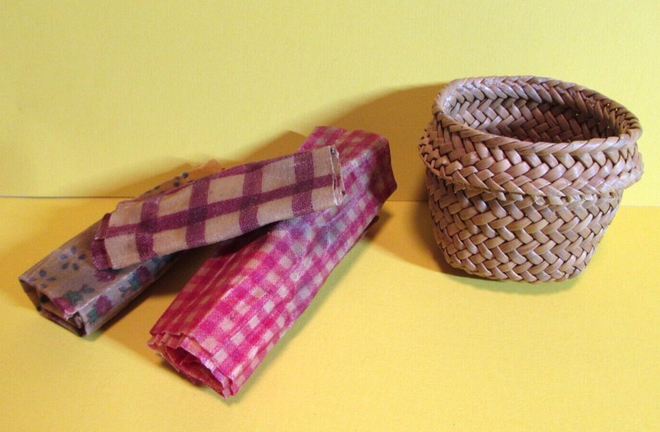 Vargas Wax Doll/Figure of African American Woman with Fabric New