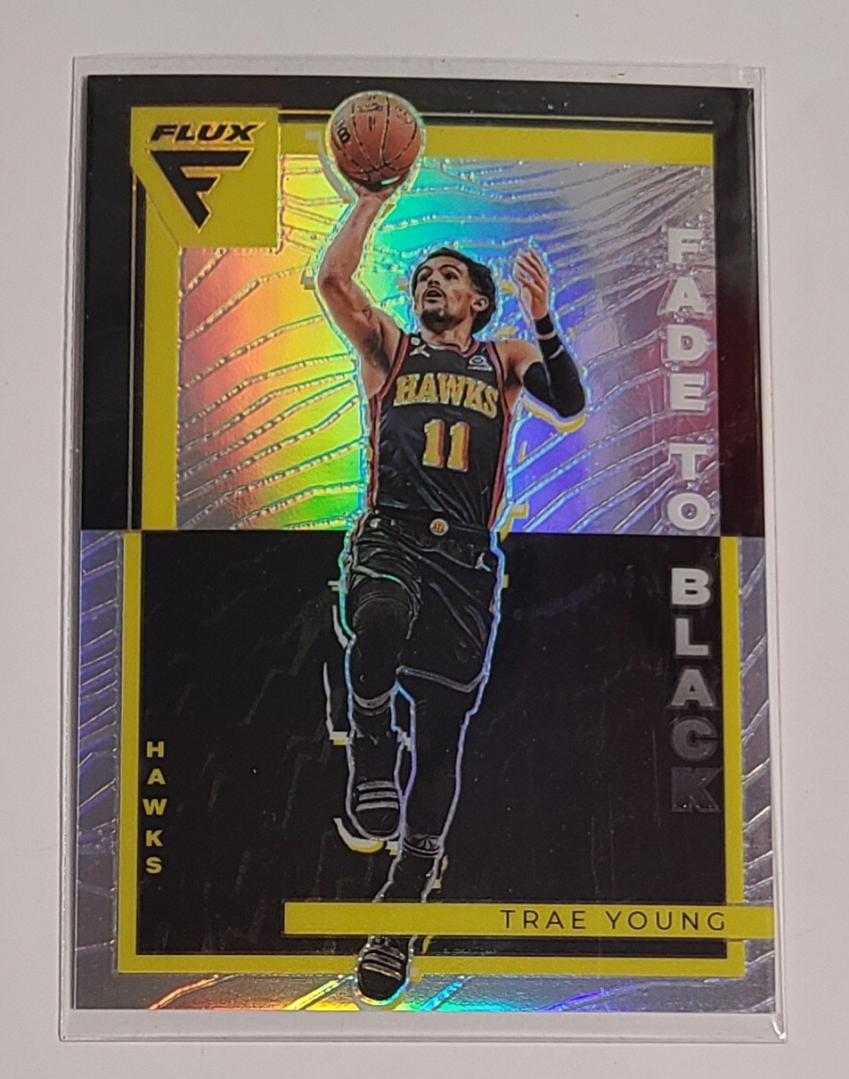 2022-23 Panini Flux Basketball Trae Young Fade To Black SSP CASE HIT