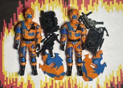 X2 Black Major Custom Gi Joe Cobra Urban Alley Vipers V1 3.75 Troops Ninja