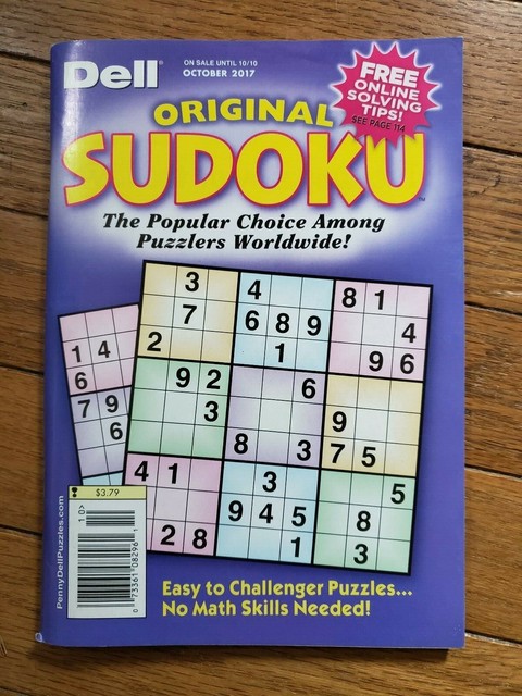 Dell Original Sudoku Oct 2017 EBay
