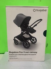 Bugaboo Fox 3 Sun Canopy Stormy Blue, Protects Your Child All 3 Seasons - New.