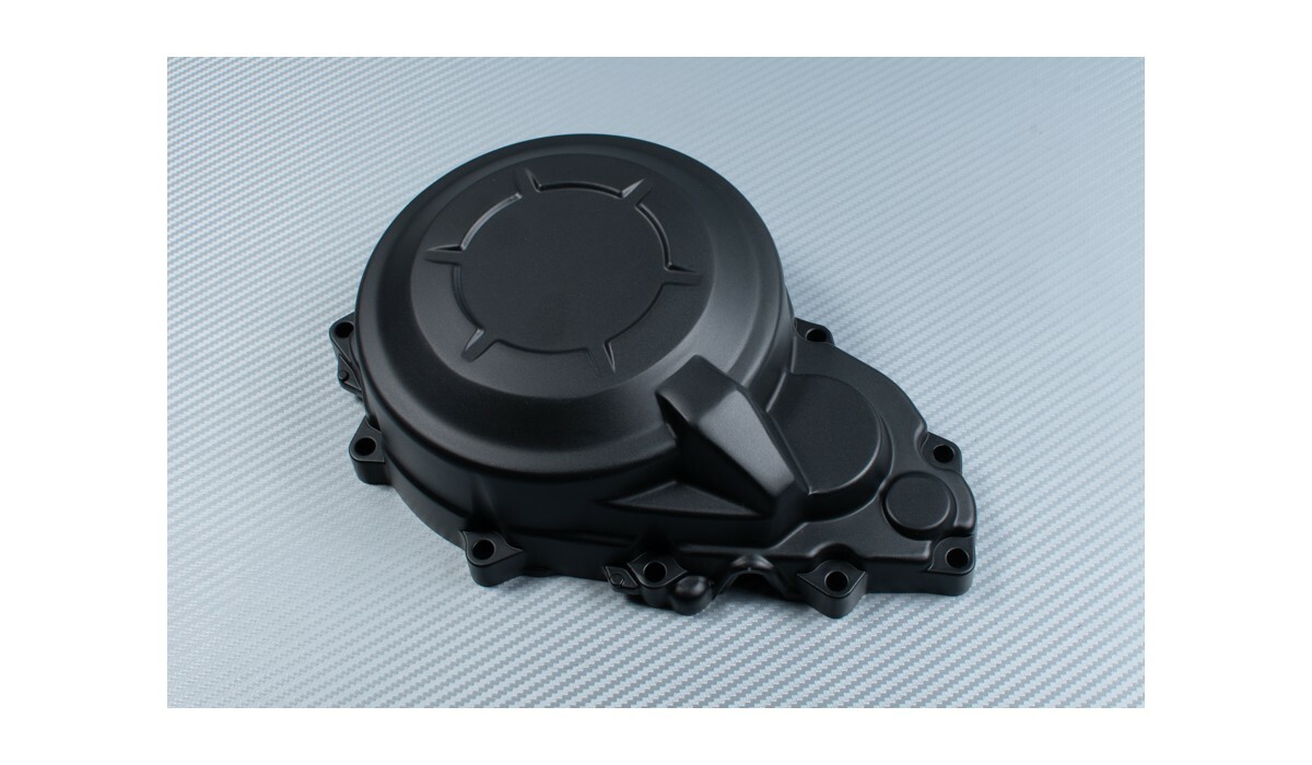 Carter d'alternateur gauche noir en alu pour moto Honda CB500F 2019-2020