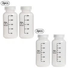 2Pcs Containers Jars Leak Proof Water Reagent Storage Corrosion Resistant Safe