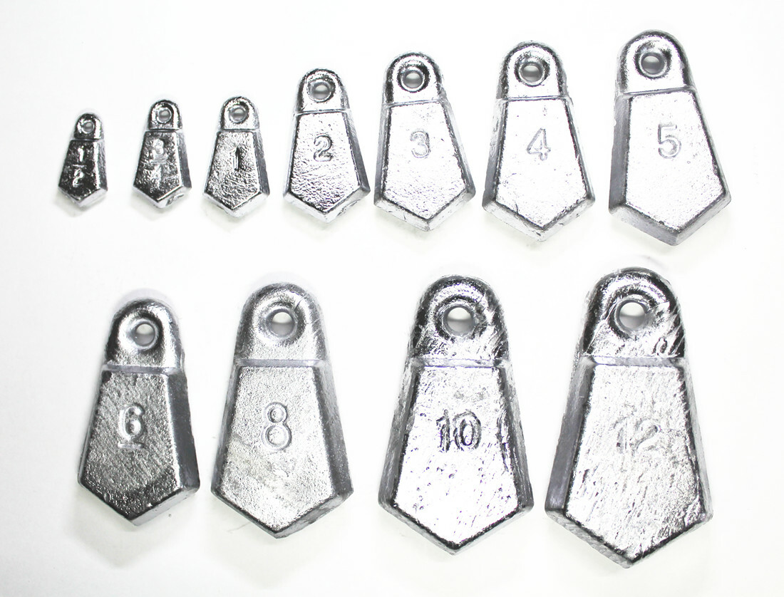 LB Flat Bank Sinkers Fishing Sinkers weights select