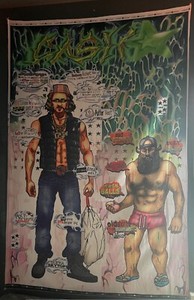 MDE Cashstar Sam Hyde wall tapestry 3' x 4.7' Million Dollar Extreme