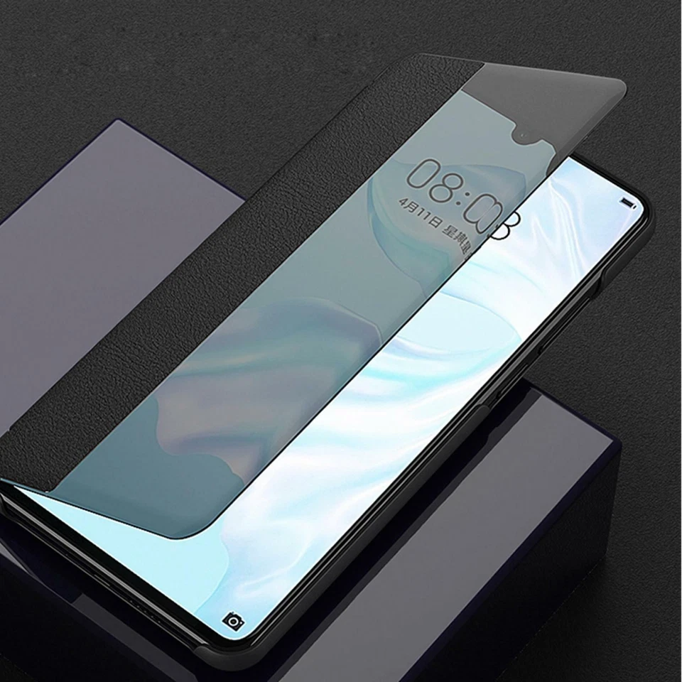 Smart view case flip cover for Huawei P30 Lite Pro protective sleeve mobile bag - Image 3 of 4
