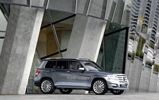 Cars hybrid mercedes benz glk Desk Mat Stitched