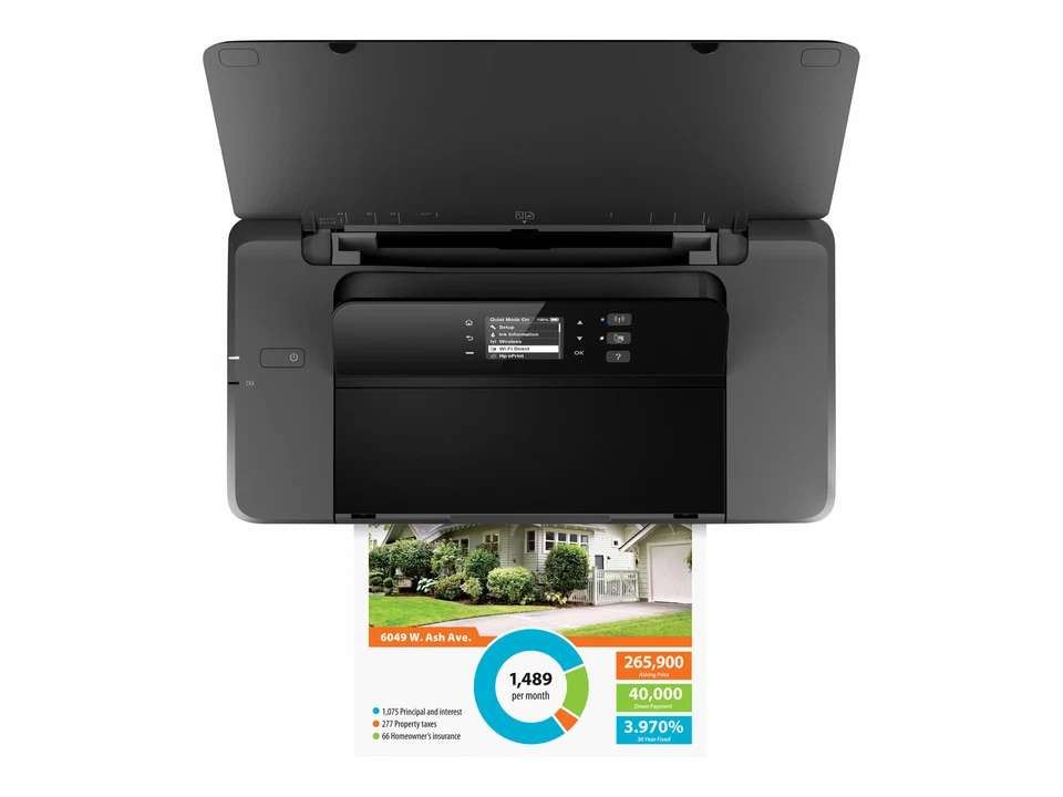 HP Officejet 200 Mobiler Drucker CZ993A Tintenstrahldrucker USB WLAN - Bild 2 von 4