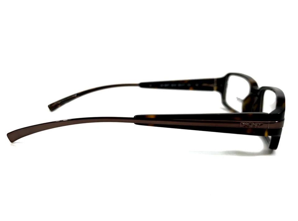 Marcos de gafas DKNY DY4577 3016 marrón tortuga rectángulo borde completo 50-17-135 Foto 3 de 4