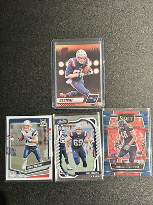2023 New England Patriots Lot 2023 Zenith Red Zone Mike Gesicki