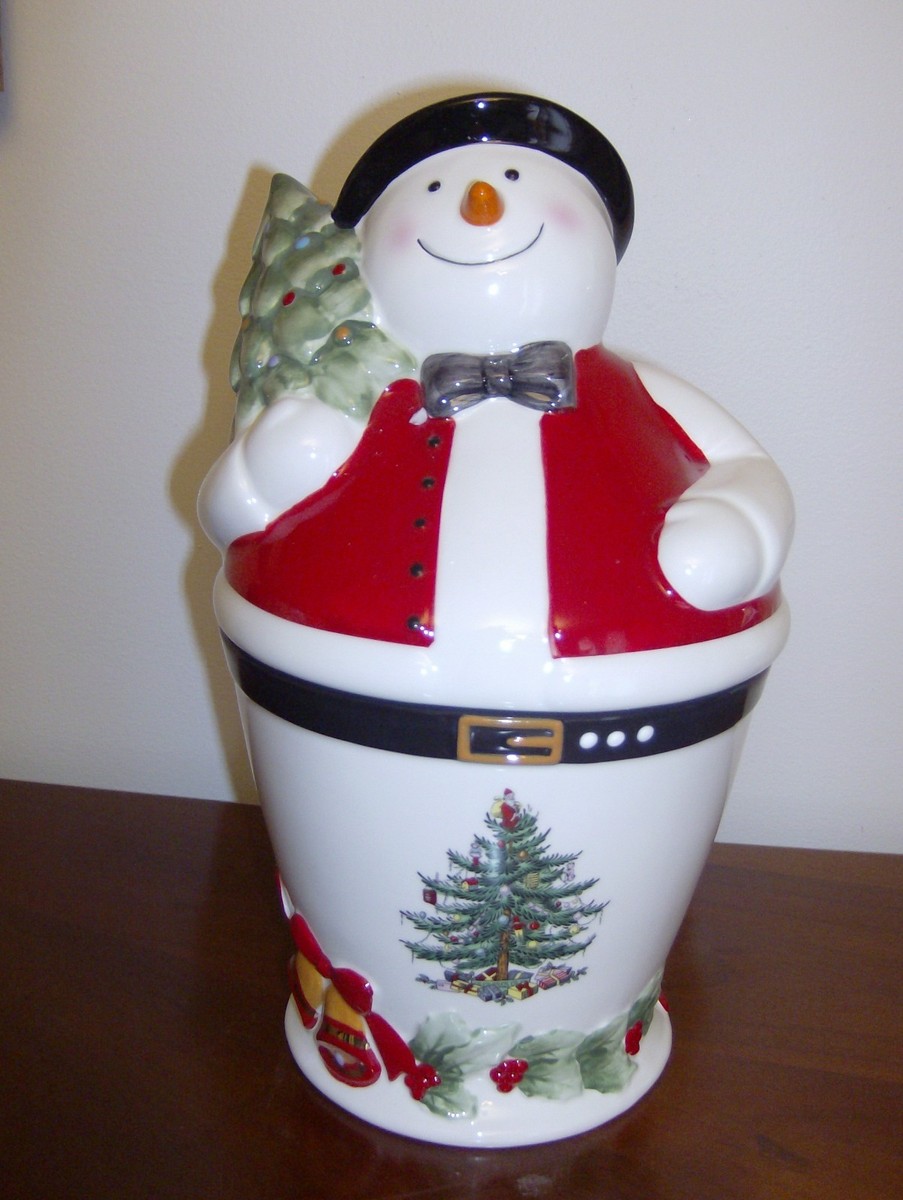Spode Snowman Cookie Jar Christmas Cookie Jars Spode Christmas