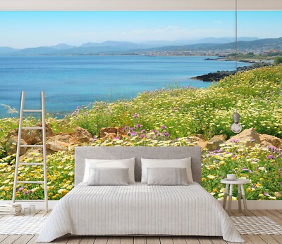 3D Flower Stone E917 Wallpaper Mural Paper Wall Print Indoor Murals CA Honey