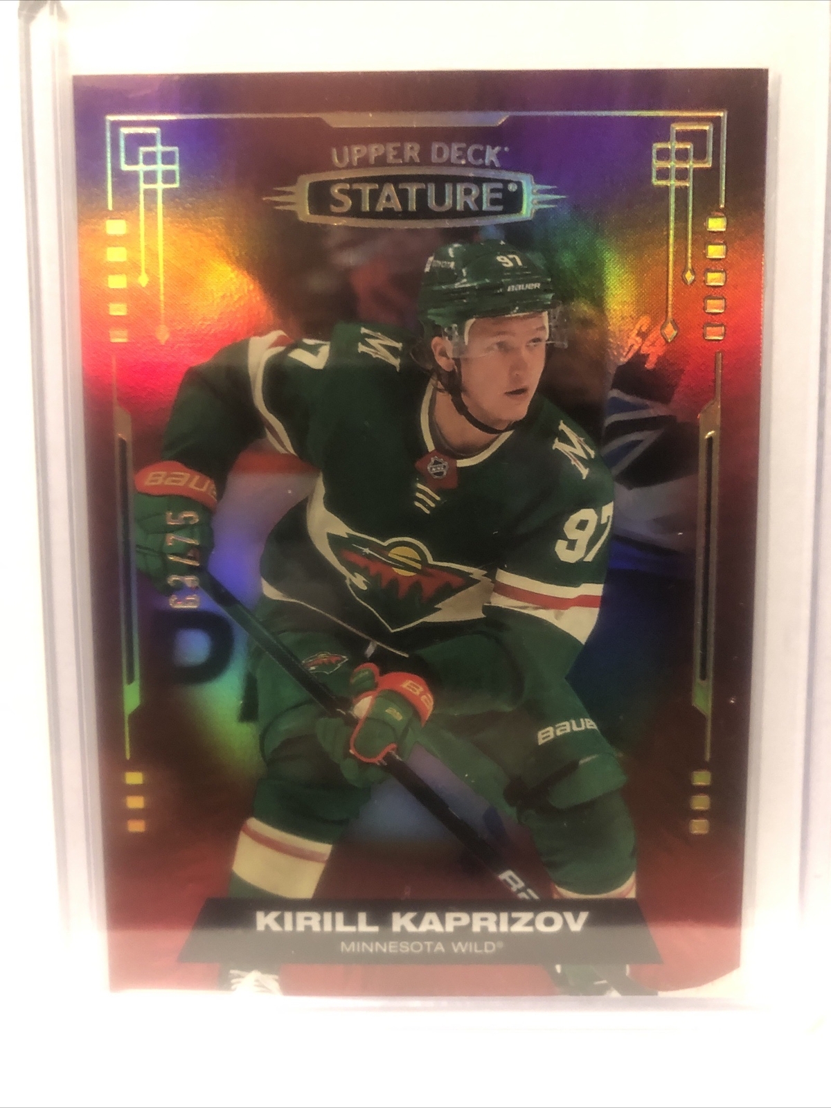 Kirill Kaprizov Signed Wild 2022 Winter Classic Jersey (Beckett