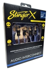 STINGER X1 Series 4-Channel RCA Interconnect Cables High End Car Audio - 20 FOOT