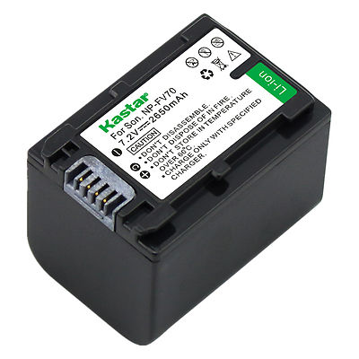 1x Kastar Battery for Sony NP-FV70 HXR-NX70U NEX-VG10 NEX-VG20 NEX-VG30