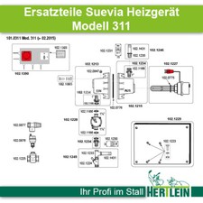 Ersatzteile SUEVIA Heizgerät Modell 311