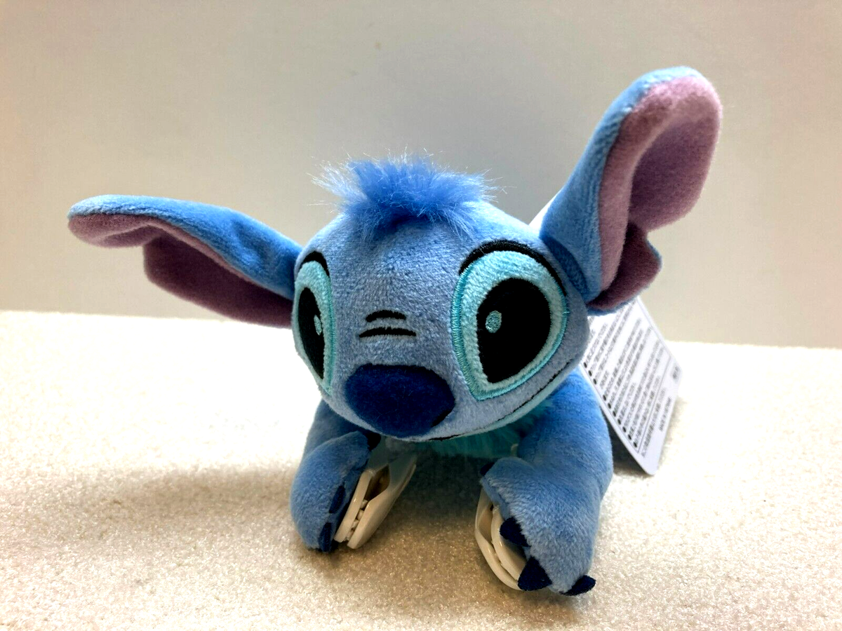 Tokyo Disney Resort Stitch Sticky Plush on shoulder Lilo & Stitch