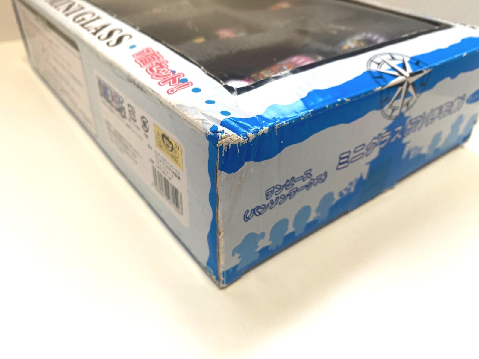 One Piece Shot Glass Set of 7 Wanted Poster Marine Ford eBay