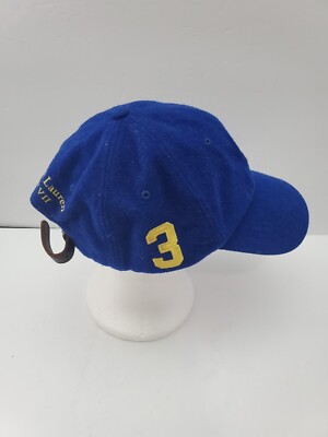 Polo Ralph Lauren Hat Big Horse Number #3 Spell Out Logo Golf Pony