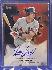 2024 Topps Series 1 Rick Ankiel Baseball Stars Auto Black /198 BSA-RA Cardinals