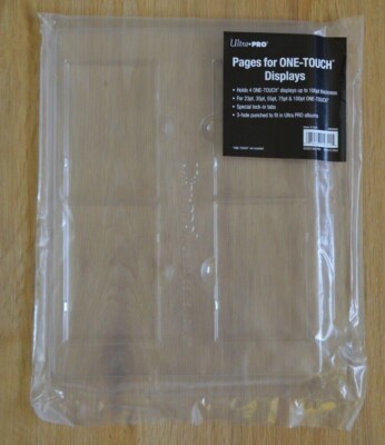 Ultra Pro 4-Pocket Pages für One Touch Magnetic Holder (23pt - 100pt) NEU & OVP