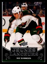 2010-11 UD YOUNG GUNS FRENCH Justin Falk RC Minnesota Wild #229 *FREE SHIPPING*