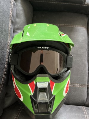 kylin motorcycle helmet With Scott Goggles