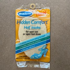 Dr. Scholls Hidden Comfort Half Insoles, Size 8 9 10, NEW