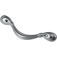 STG 4.7" Kitchen Cabinet Pull Handles (Zinc Alloy) w/ Screws, Dark Chrome