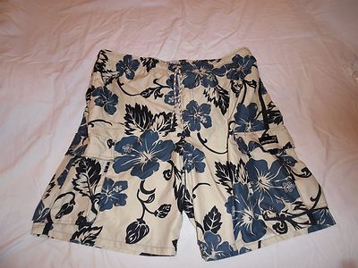 flower swim shorts