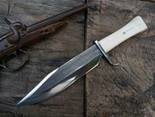 GORGEOUS CUSTOM HAND MADE 13 '' HIGH CARBON STEEL HUNTING DAGGER WITH SHEATH
