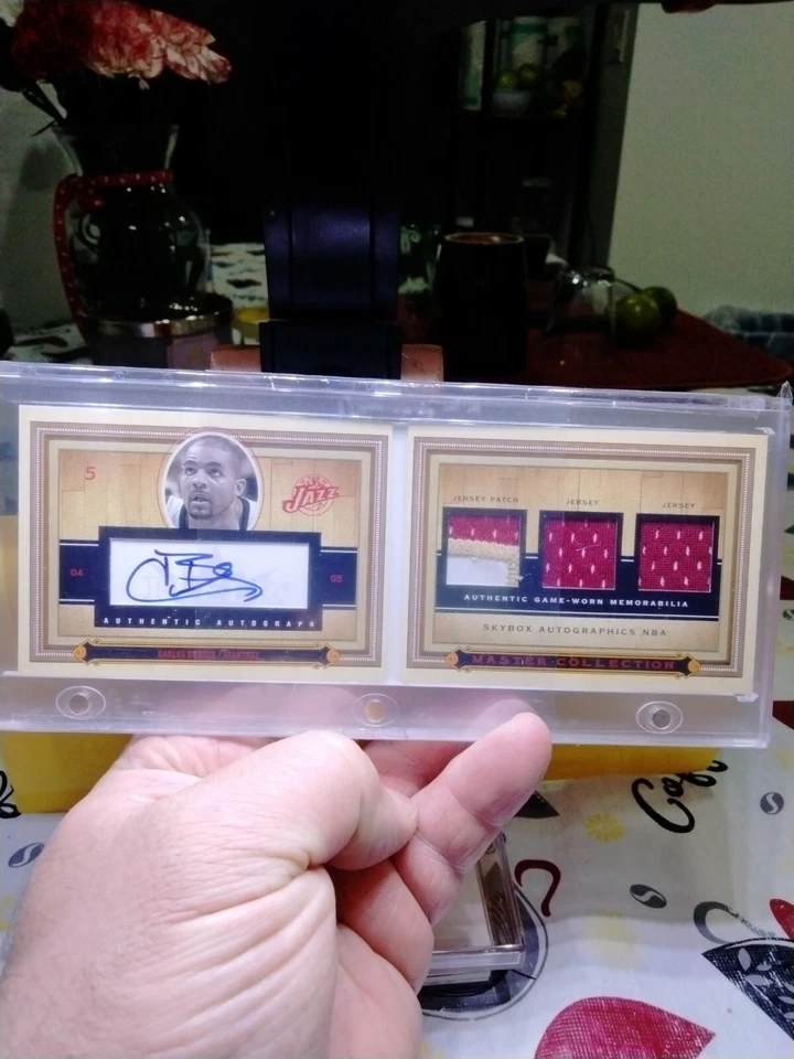 05 Skybox Auto Patch #2/25 Carlos Boozer Booklet Master Collection 🔥 🔥 🔥 - Image 4 of 4