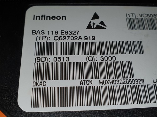 3000x BAS116 SMD Diode 75V / 215mA Infineon (volle Rolle) - Picture 2 of 2