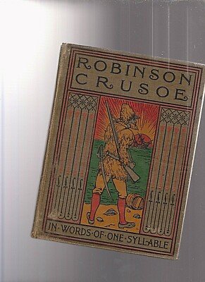 RARE Robinson Crusoe 1895 Mary A Schwacofer Classic Shipwreck Adventure