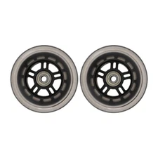 1Pair Scooter Wheels Mute Replacement Wheels For Luggage Suitcase Baby Swing Car
