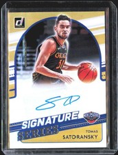 2021-22 Donruss #SS-TSK Tomas Satoransky Signature Series