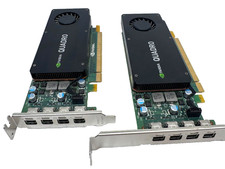 LOT OF 2 Nvidia Quadro K1200 4GB DDR5 Low Profile Graphics Card