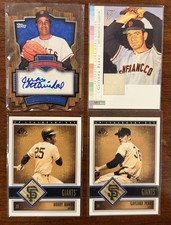 San Francisco Giants Lot (9) Auto + Game Used Relics HOF Legends