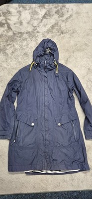 ladies medium blue hooded trespass coat