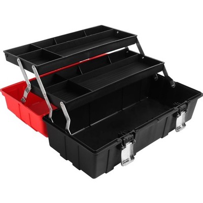 Ergonomischer Werkzeugkoffer - Vielseitig einsetzbar, 42x18x17 cm, Maxpower