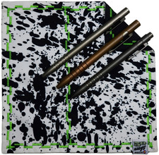 50 WAYS POCKET POCKET HANK Everyday Carry EDC Black Ink Splatter My Pen Broke