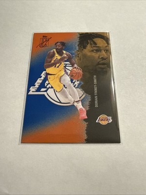 2025-26 TOPPS SIGNATURE CLASS DORIAN FINNEY-SMITH ORANGE & BLUE PARALLEL LAKERS