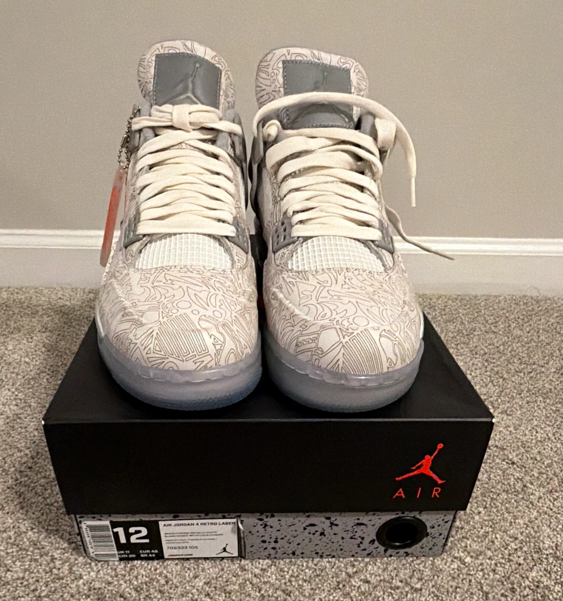 Jordan 4 Retro 30th Anniversary Laser for Sale - Authenticity