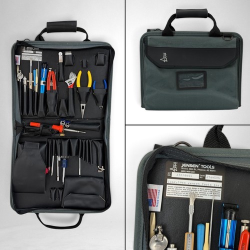 Jensen Tools JTK-86GC Electronics Technician Tool Kit Wavetek Multimeter Gray