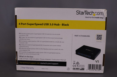 StarTech SuperSpeed 4-Port USB 3.0 Hub Black (DX2558)(ONLY CABLE SEE PICTURE)