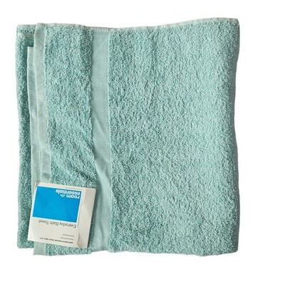 ROOM ESSENTIALS Turquoise Bath Towel Soft Absorbent Cotton Blend NEW with Tags
