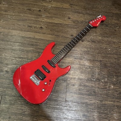 Fernandes The Function E-Gitarre 1980er Japanese Red SSH 22 Bünde Japan