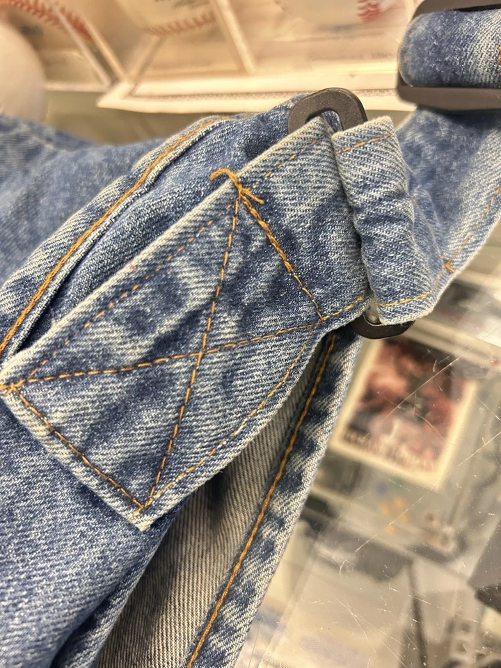 Bolso de Mano Denim Vintage Hecho en Unión EE. UU. Foto 3 de 4